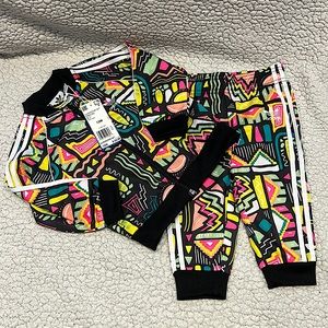 9-12M Adidas Superstar Tracksuit Set girl/boy (NEW)